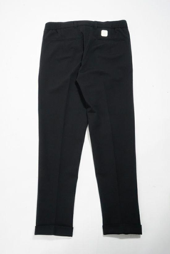 1piu1uguale3 パンツ |MRP186-WOL129-95 1PIU1UGUALE3 × Giab’s EASY ITALY  TROUSERS PANTS MADE IN ITALY ［BLACK］