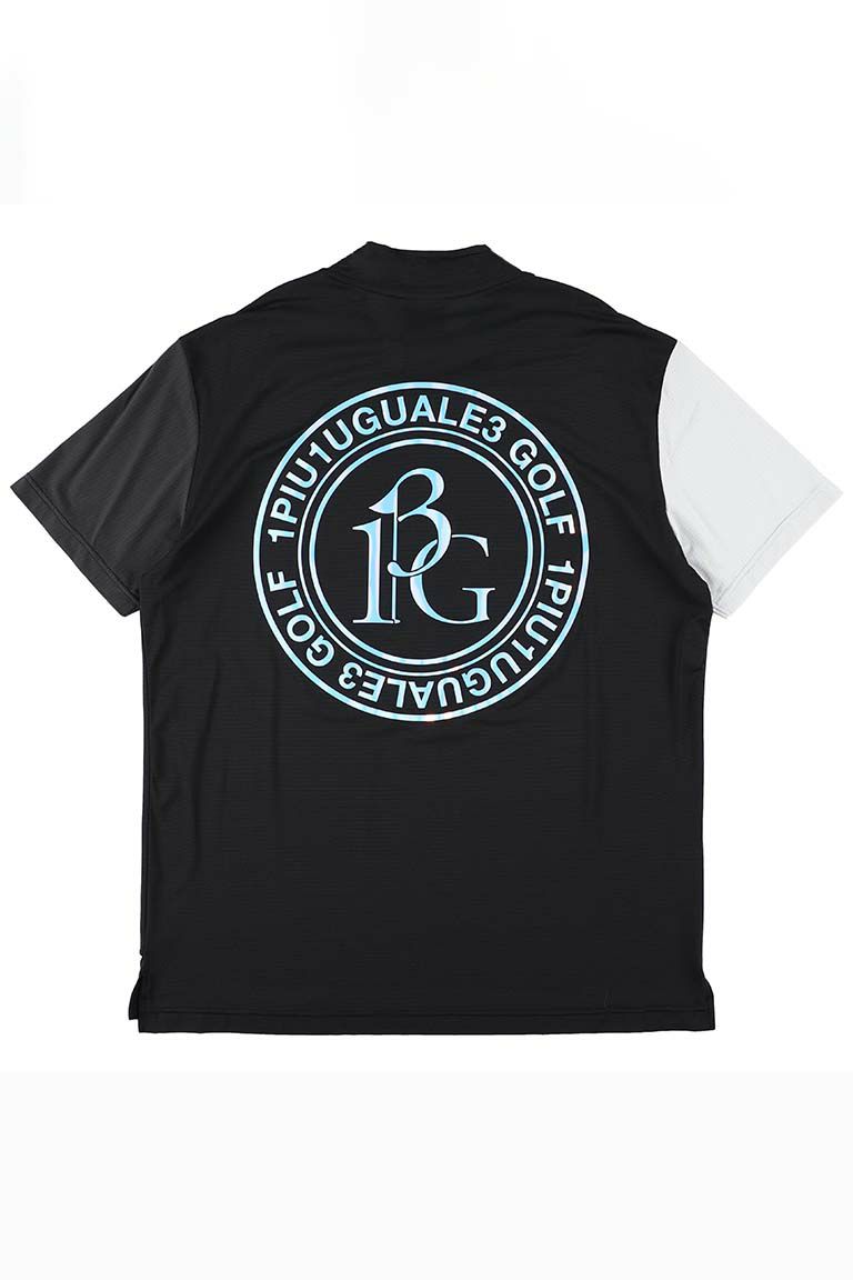 メンズウェア 1PIU1UGUALE3 GOLF CIRCLE LOGO MOC NECK 1PIU1UGUALE3 GOLF CIRCLE LOGO MOC NECK