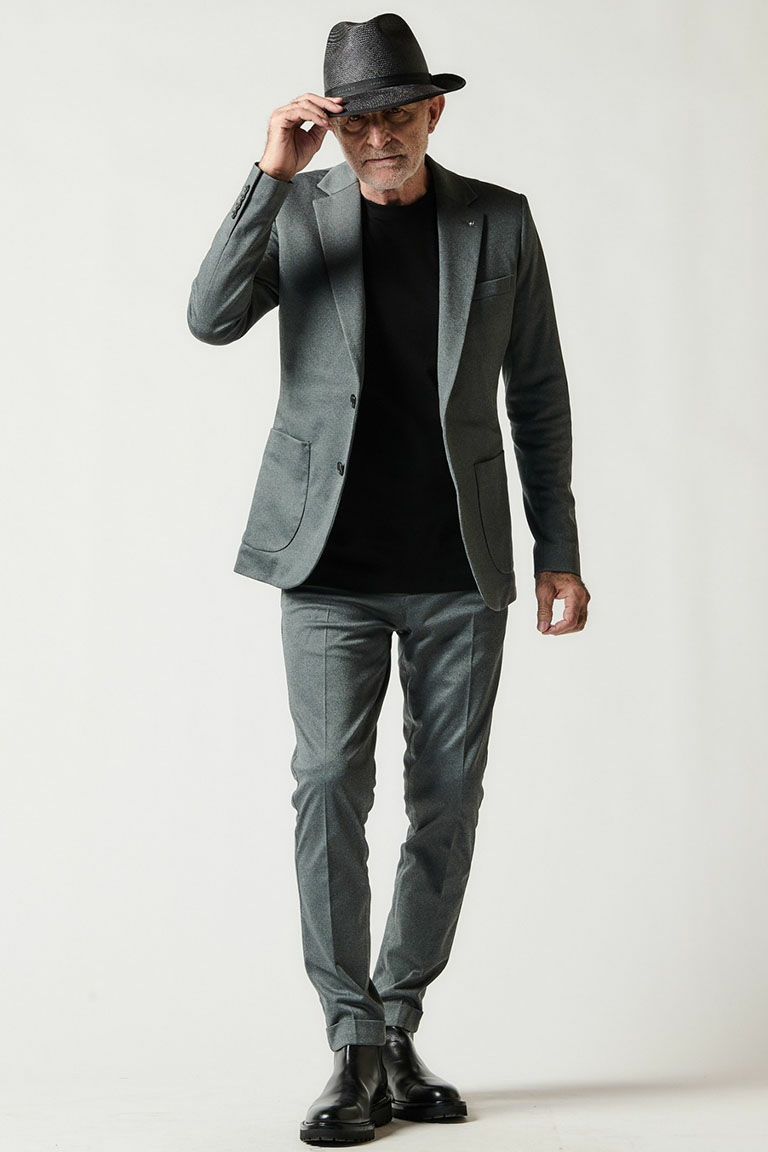 1PIU1UGUALE3 ウノピュウノ rib jacket リブジャケット Ⅵ RIB JACKET［GRAY］ | VATOMCE | 1PIU1UGUALE3正規店