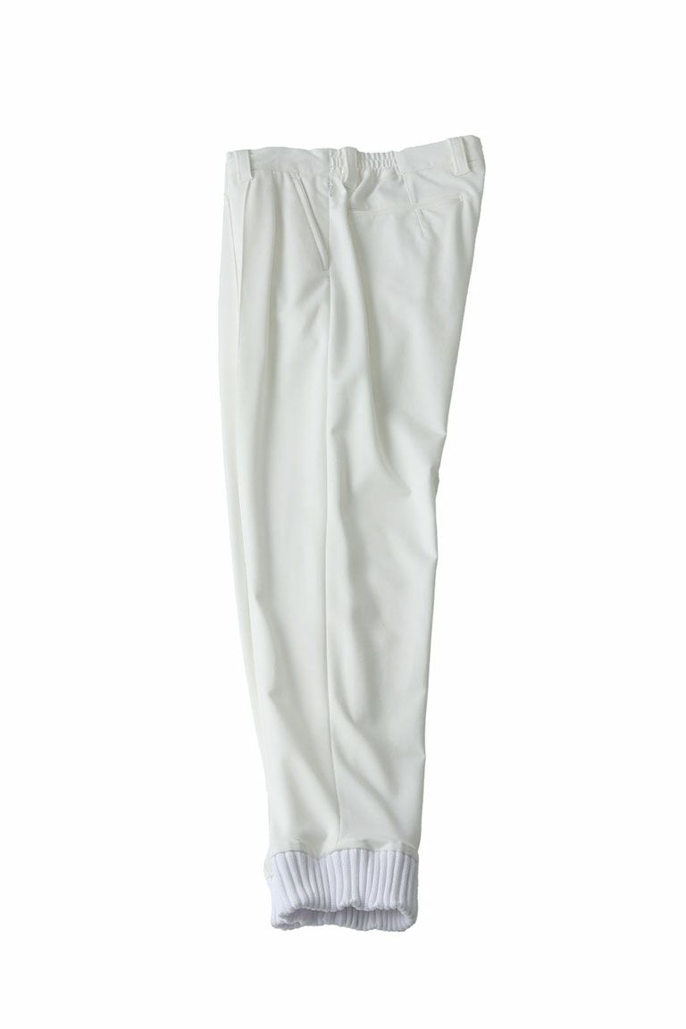 CREASE RIB WIDE SLACKS［WHITE］ | VATOMCE | 1PIU1UGUALE3正規店