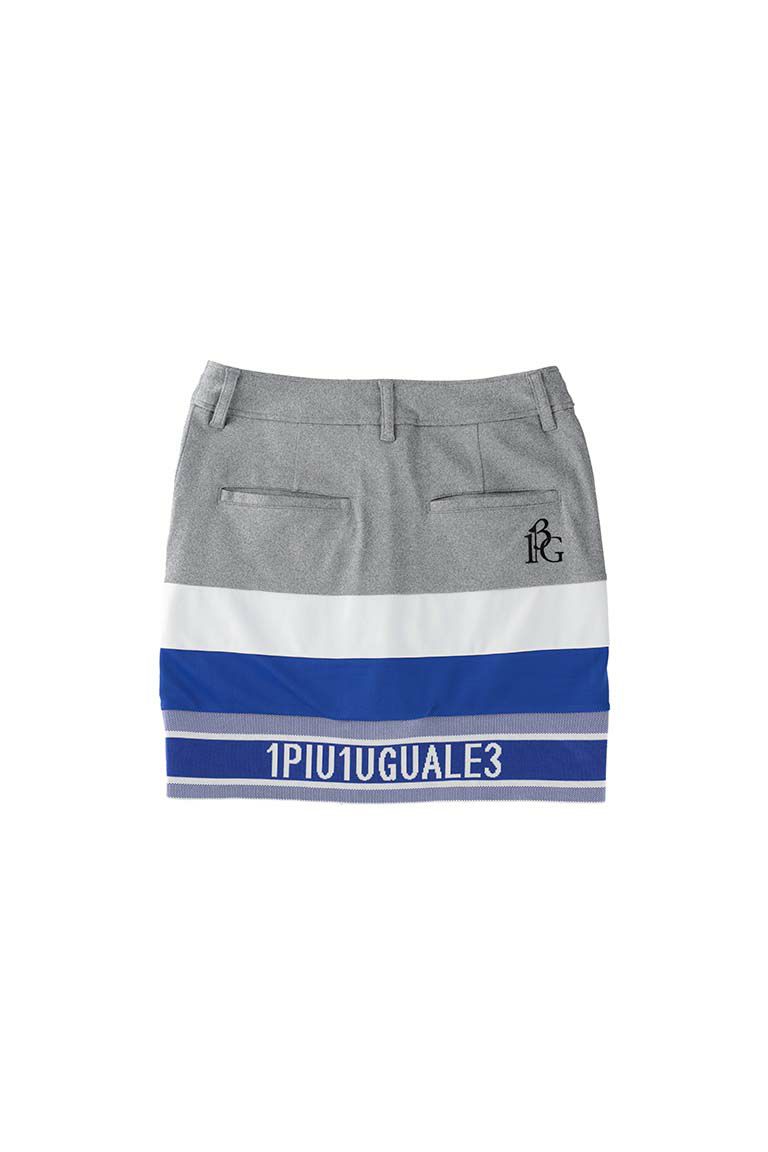 レディースウェア 1PIU1UGUALE3 WOMENS SPORTS BORDER SKIRT 1piu1uguale3 LADIES' SKIRT SPORTS BORDER