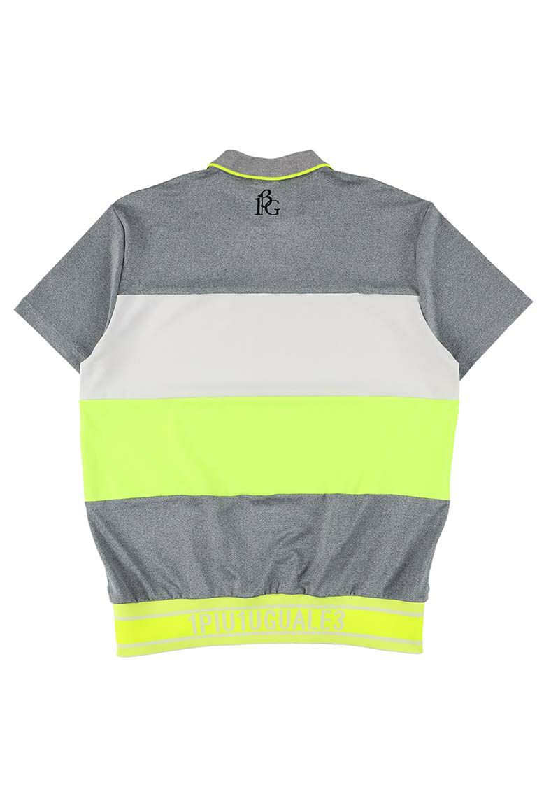 S/S POLO SPORTS BORDER［YELLOW］ | VATOMCE | 1PIU1UGUALE3正規店