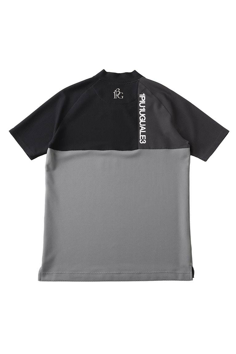 S/S MOCK NECK SIDE SWITCH［BLACK］ | VATOMCE | 1PIU1UGUALE3
