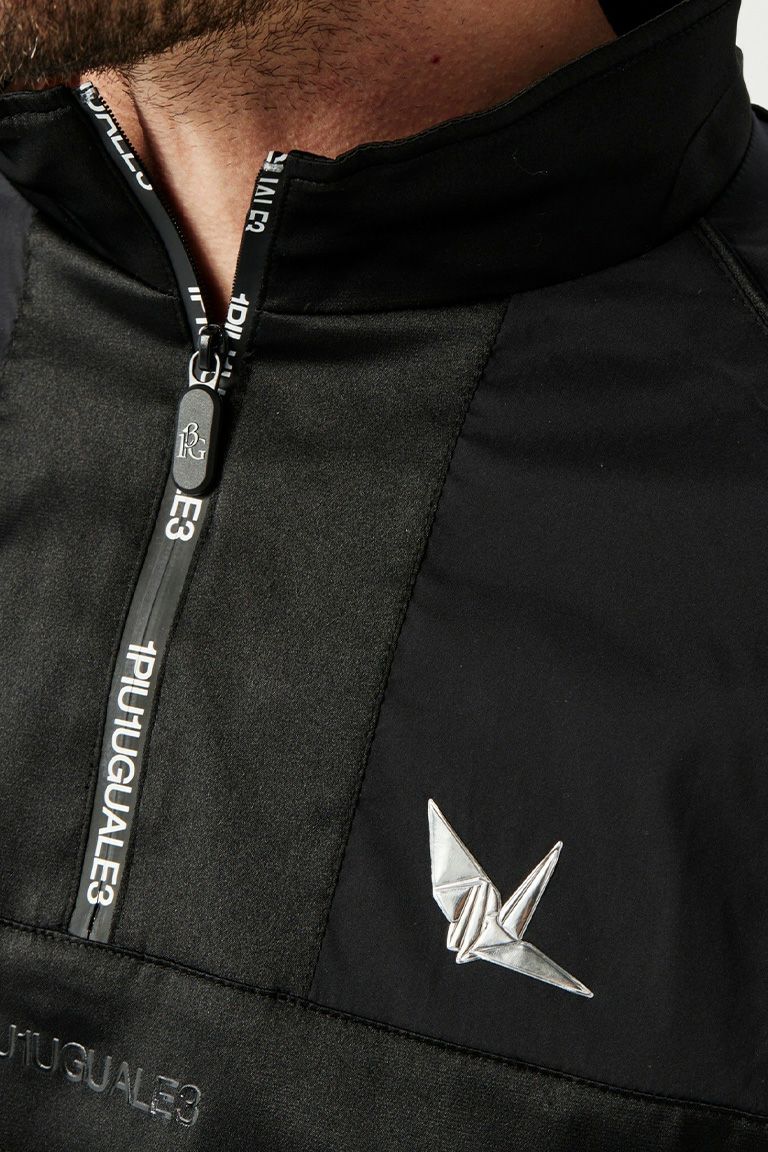 メンズウェア 1PIU1UGUALE3 GOLF Wind Breaker ADP PLAYERS WINDBREAKER［BLACK/D.GRAY］ | VATOMCE