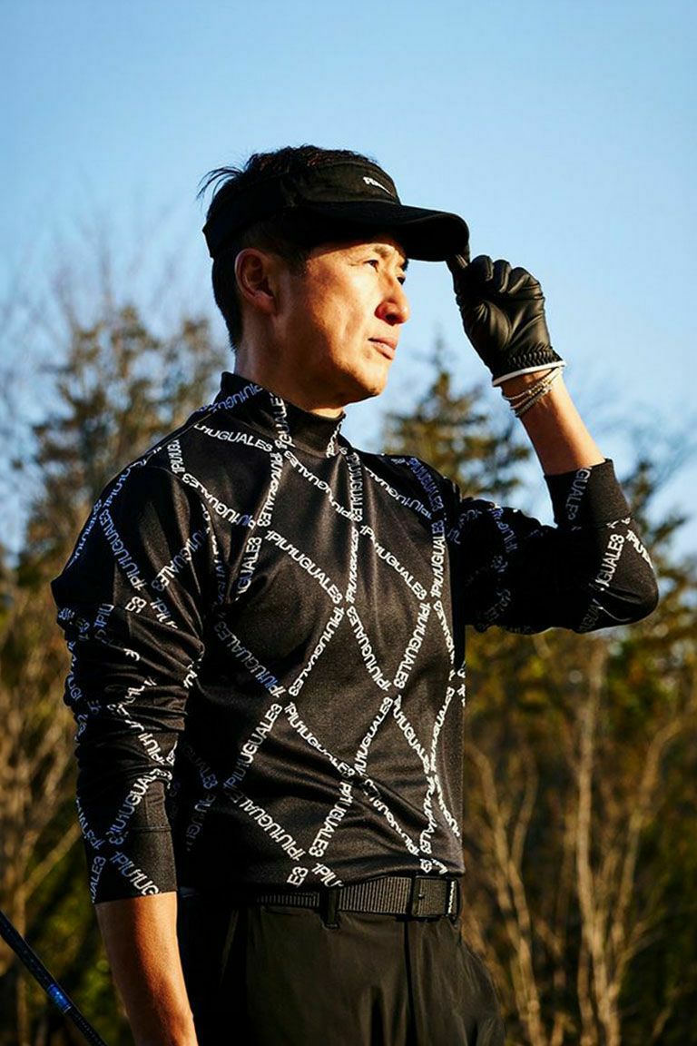113 GOLF ARGYLE LOGO L/S MOCK × HIROKUNI TOGA Vol.11［BLACK