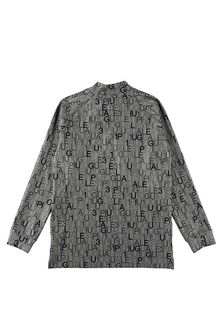 L/S MOCK NECK 1PIU1UGUALE3 LOGO［BLACK］ | VATOMCE