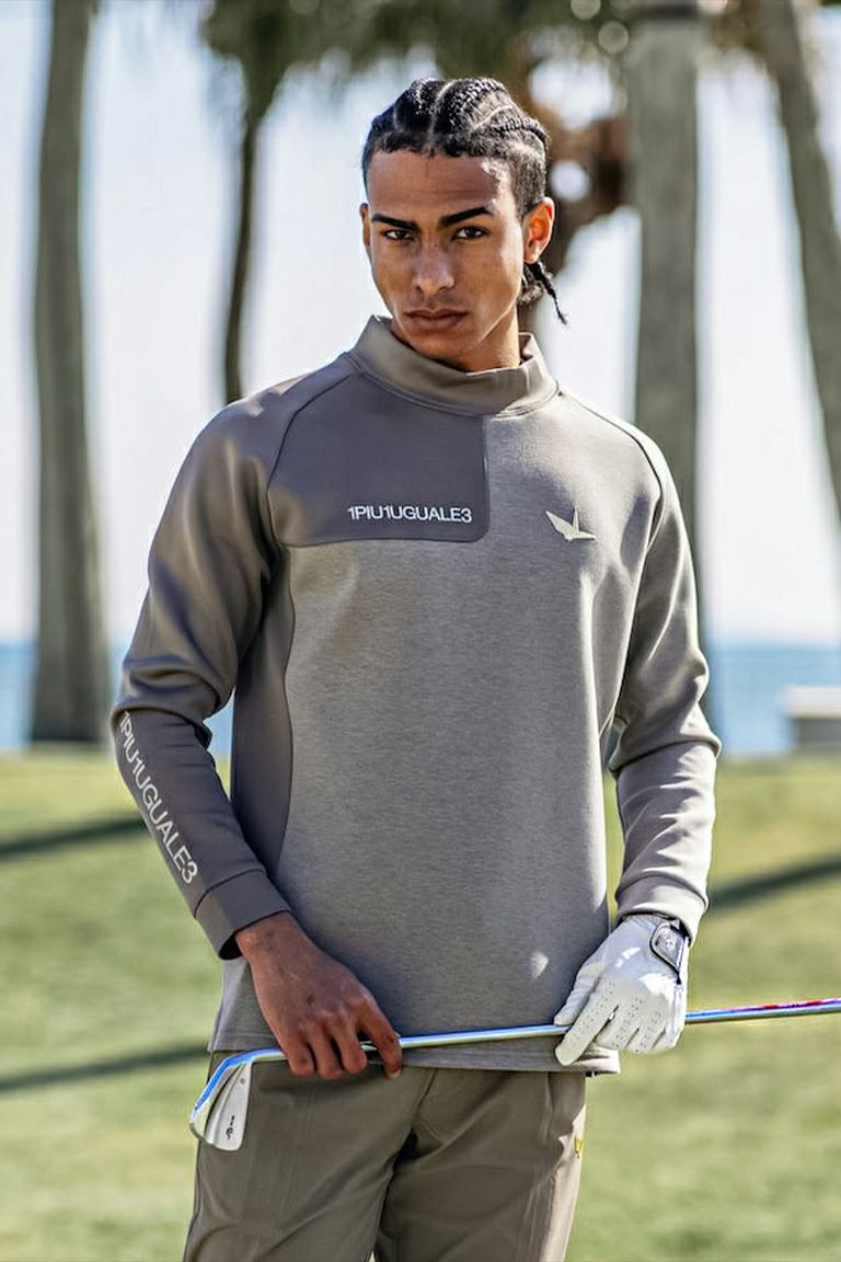セット1PIU1UGUALE3 GOLF mutaモックネック インナー