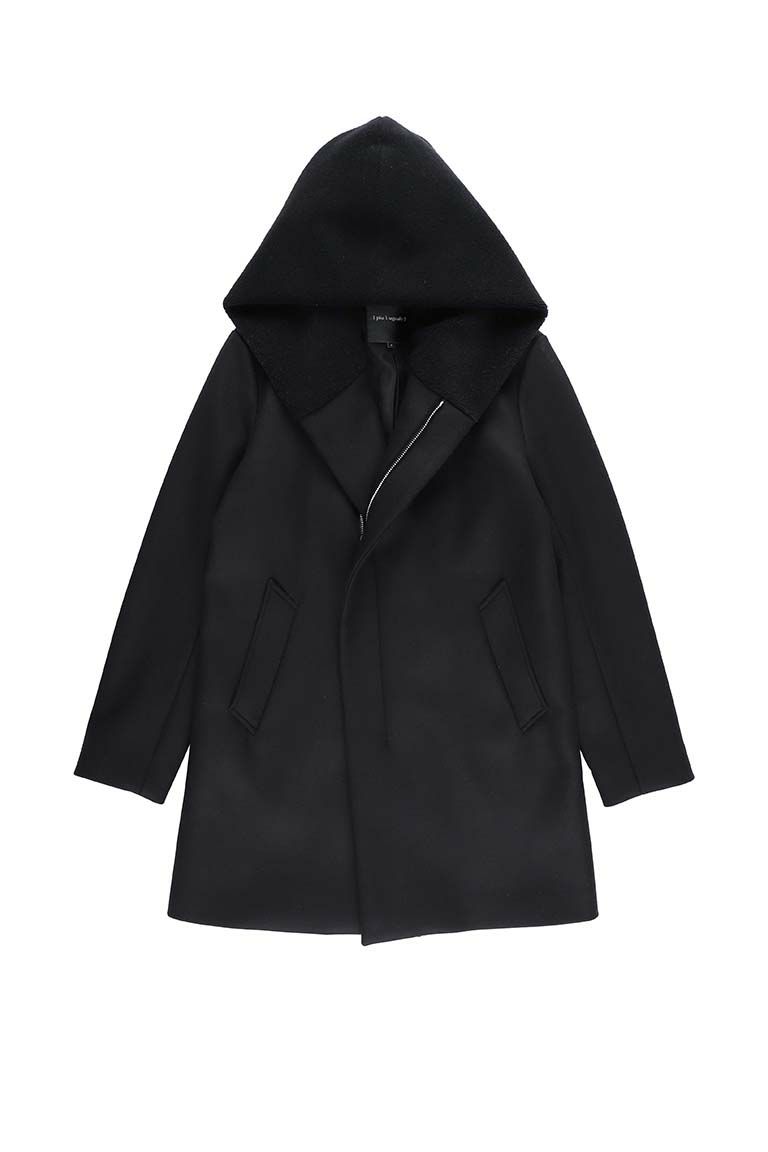 WRAP HOODED［BLACK/BLACK］ | VATOMCE | 1PIU1UGUALE3正規店 