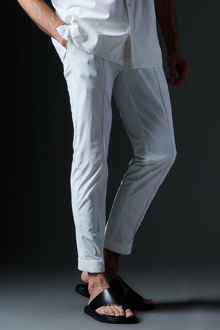 大学 割引 CREASE SLACKS［WHITE］ 1PIU1UGUALE3正規店 | VATOMCE | メンズウェア