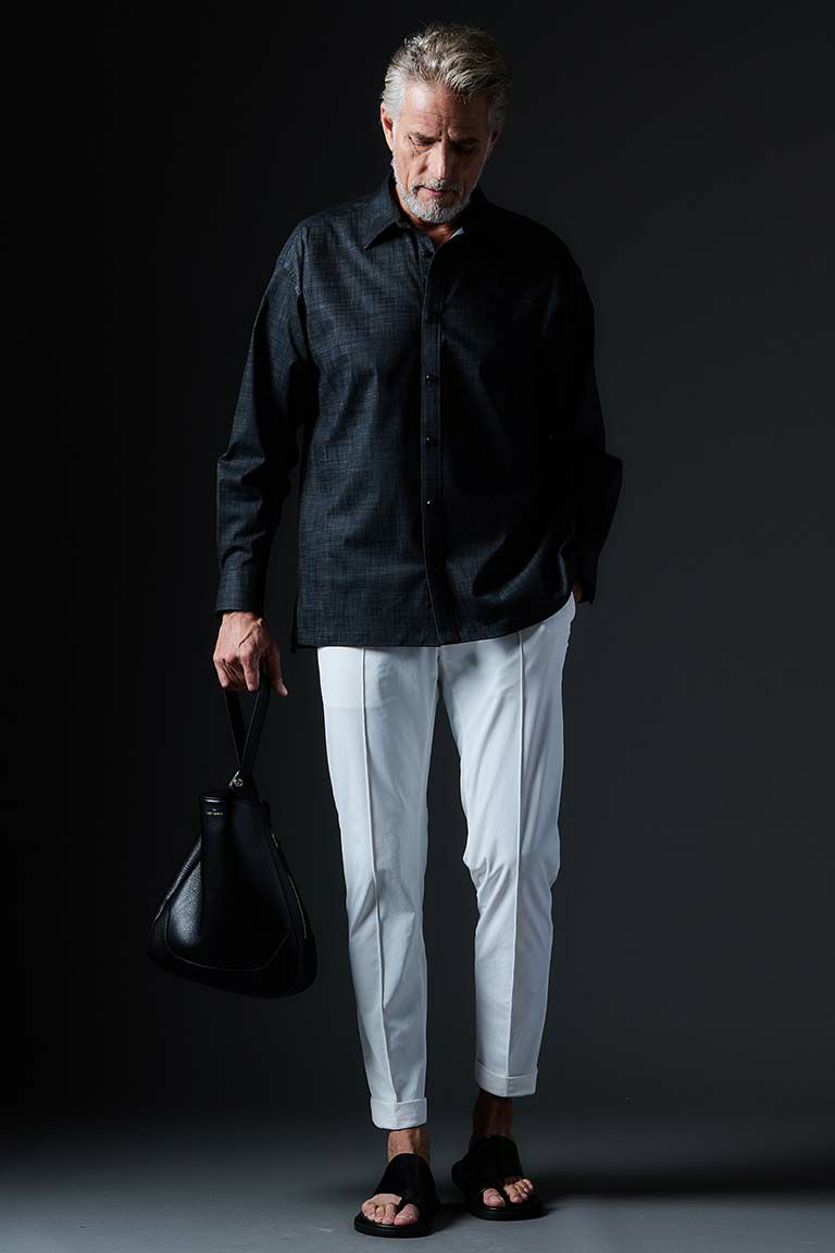 CREASE SLACKS［WHITE］ | VATOMCE | 1PIU1UGUALE3正規店