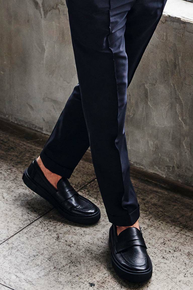 LOAFER SLIP-ON［BLACK］ | VATOMCE | 1PIU1UGUALE3正規店