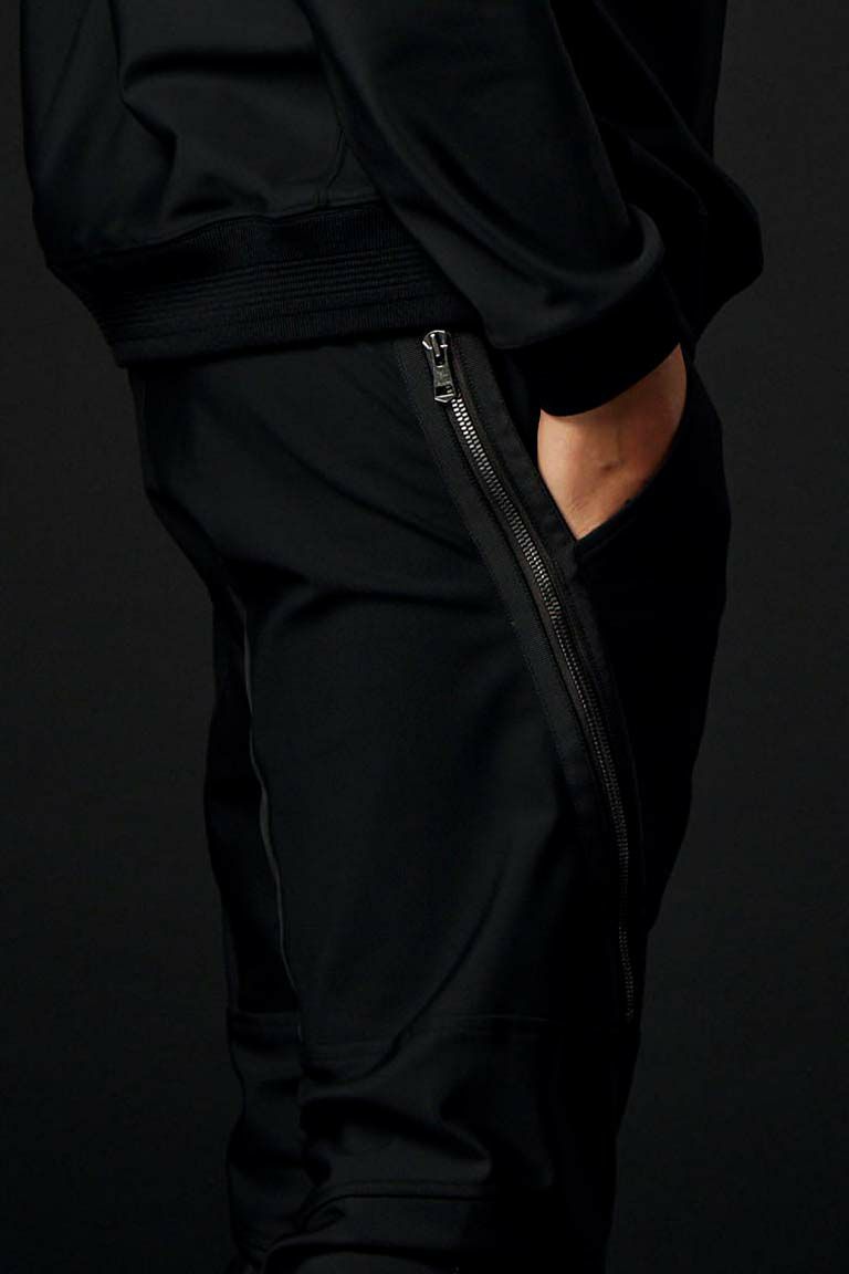 パンツ 1PIU1UGUALE3 BIKER ZIP RIB PANTS BIKER RIB［BLACK］ | VATOMCE | 1PIU1UGUALE3正規店
