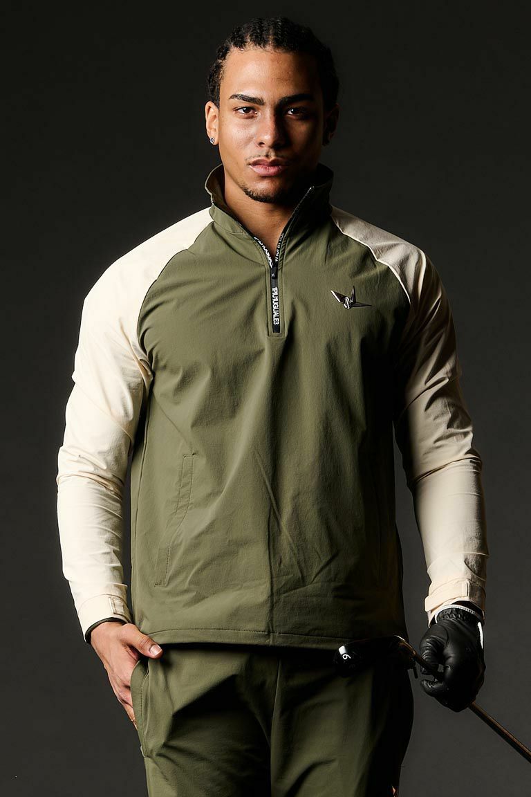 WATER REPELLENT BLOUSON［KHAKI/WHITE］ | VATOMCE | 1PIU1UGUALE3正規店