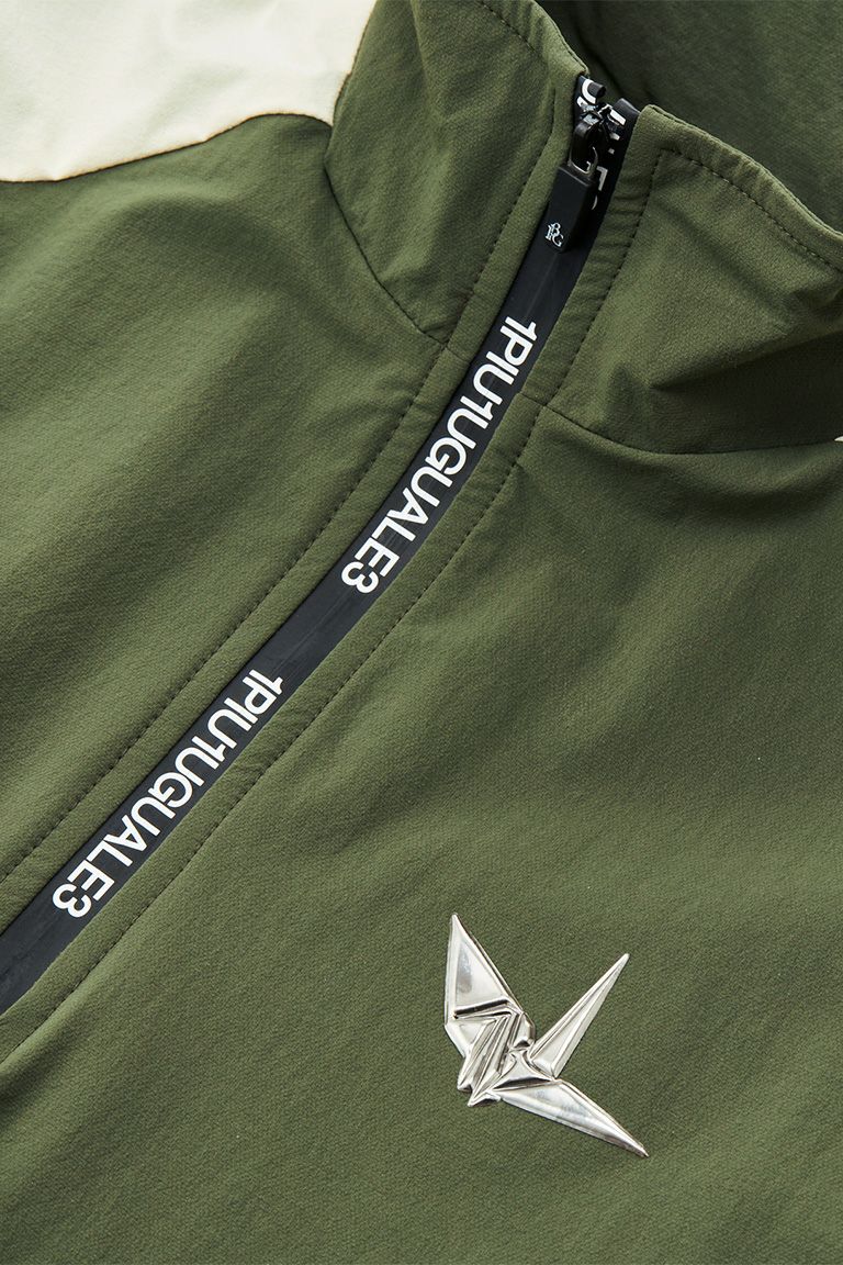 WATER REPELLENT BLOUSON［KHAKI/WHITE］ | VATOMCE | 1PIU1UGUALE3正規店