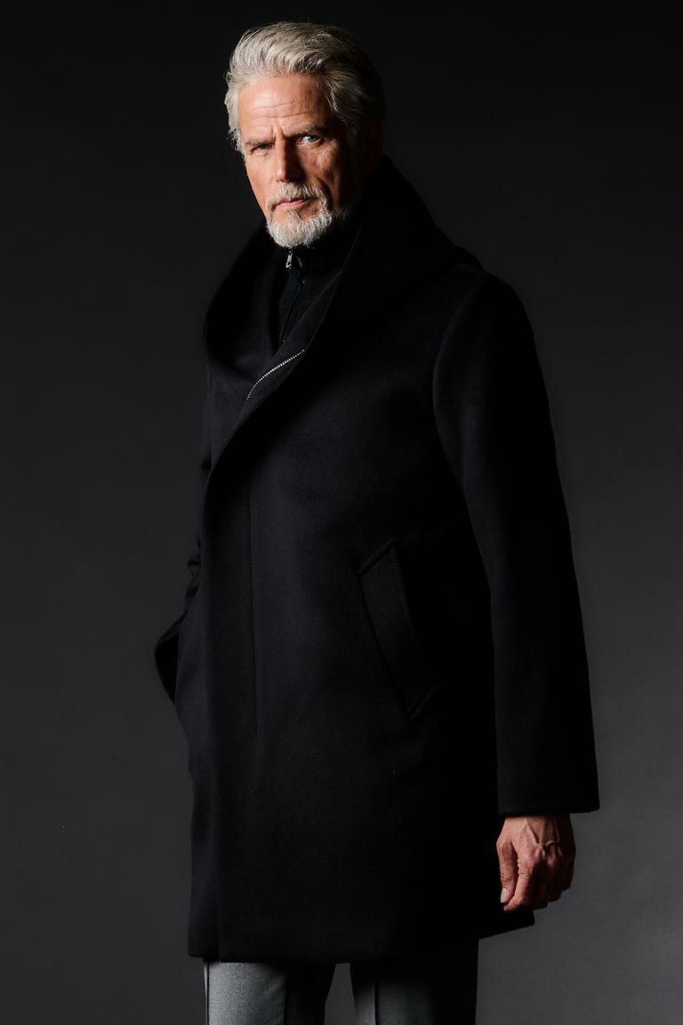 WRAP HOODED COAT［BLACK］ | VATOMCE | 1PIU1UGUALE3正規店