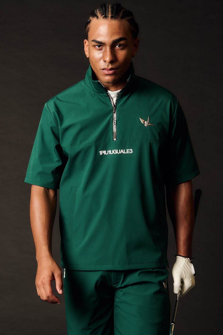 WP S/S HALF ZIP［GREEN］ | VATOMCE | 1PIU1UGUALE3正規店