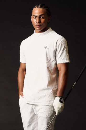 メンズゴルフ ポロシャツ モックネック | 1PIU1UGUALE3 GOLF(ウノピゥ