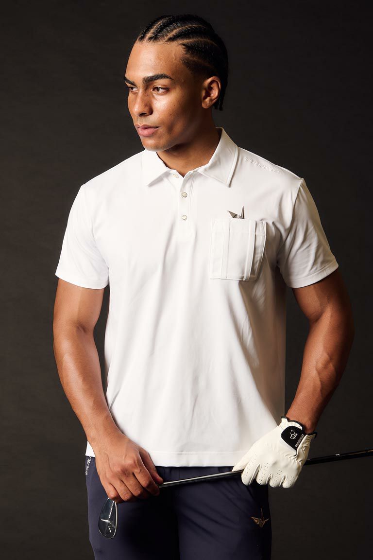 メンズゴルフ ポロシャツ モックネック | 1PIU1UGUALE3 GOLF(ウノピゥ