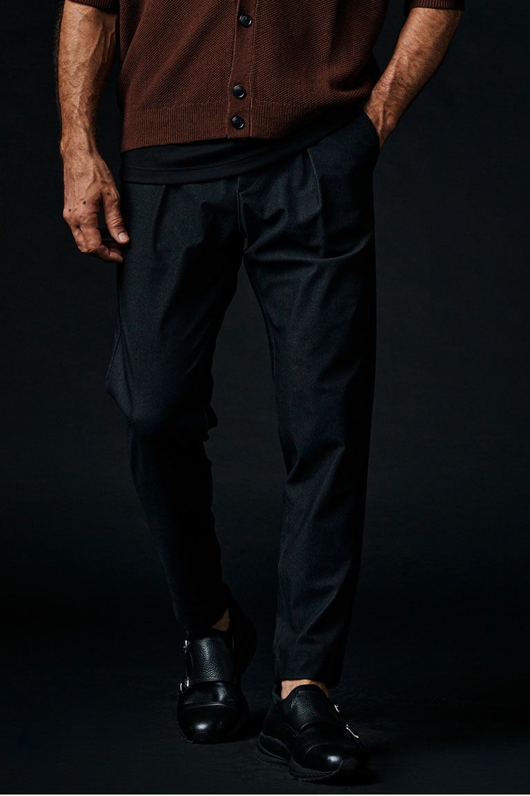 EZ WIDE SLACKS［BLACK］3月入荷予定 | VATOMCE | 1PIU1UGUALE3正規店