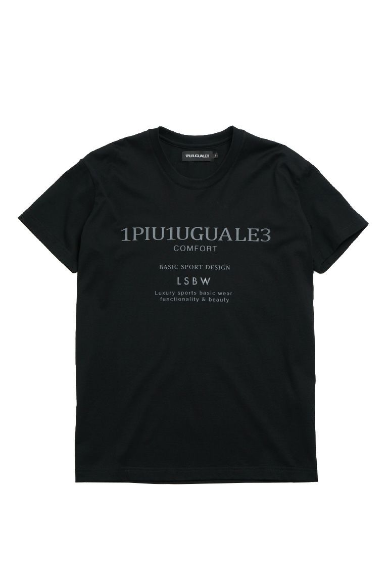 113 SPORT LIMITED COMFORT S/S TAG CREW［BLACK］ | VATOMCE