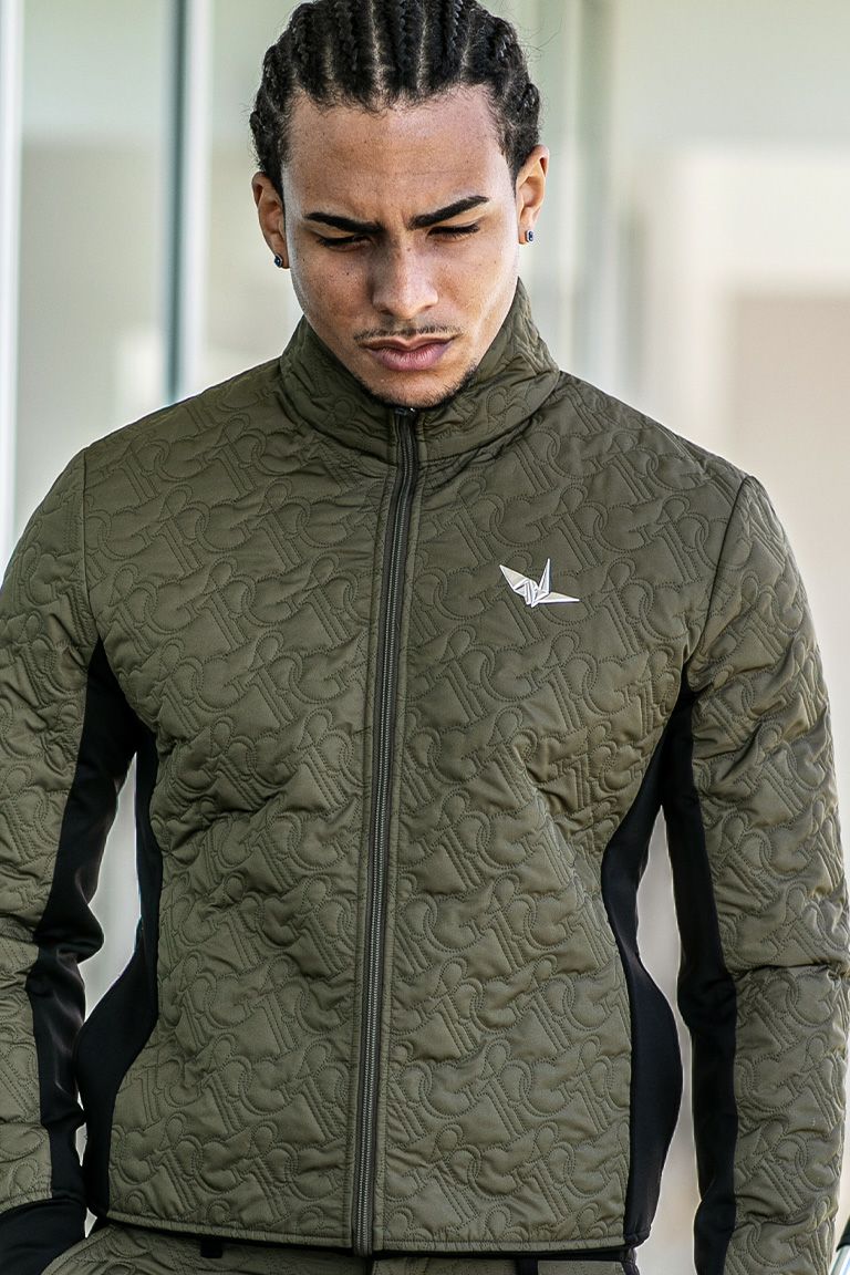 WATER REPELLENT BLOUSON［KHAKI/WHITE］ | VATOMCE | 1PIU1UGUALE3正規店